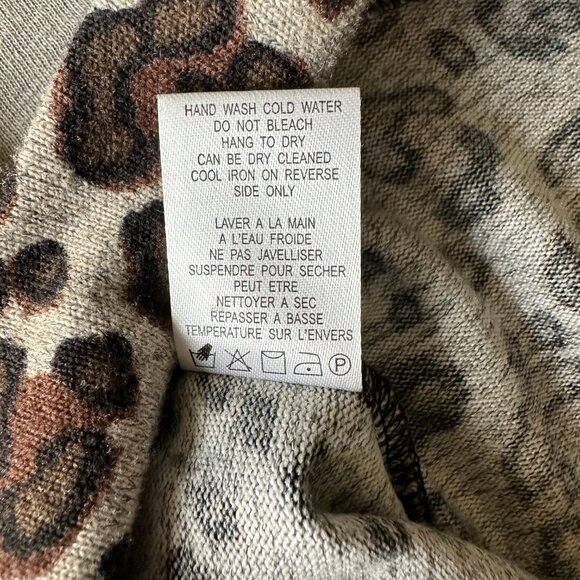 LIKE NEW Linea Domani Leopard Print Cardigan - Picture 5 of 5